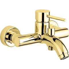 Emmevi Piper, однорычажный смеситель для ванны без набора для душа, цвет золото