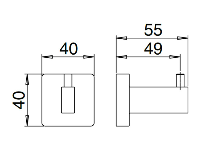 Крючок MAMOLI ACCESSORI BAGNO 6170001