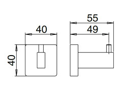 Крючок MAMOLI ACCESSORI BAGNO 6170001