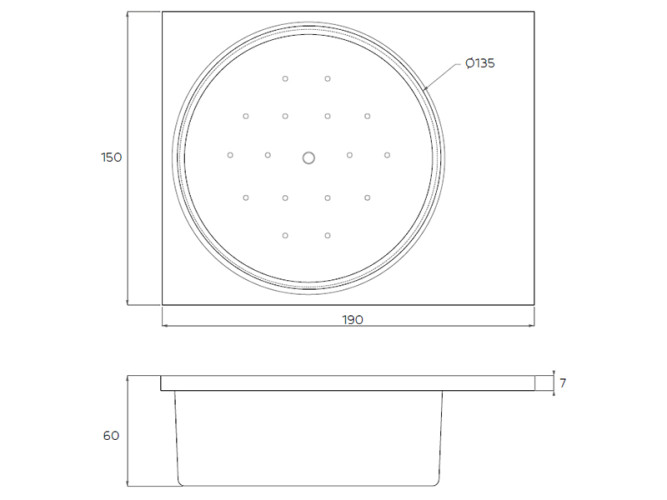 Минибассейн встроенный без гидромассажа RELAX DESIGN OASI VIN