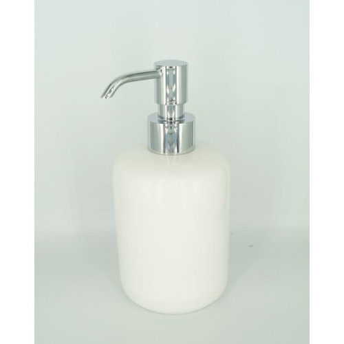 Stil Haus Nemi, настольный керамический дозатор, цвет хром - белая керамика