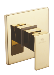 5103-E Смеситель встра. для душа КВАДРАТ (ЗОЛОТО) GANZER (10/1шт)