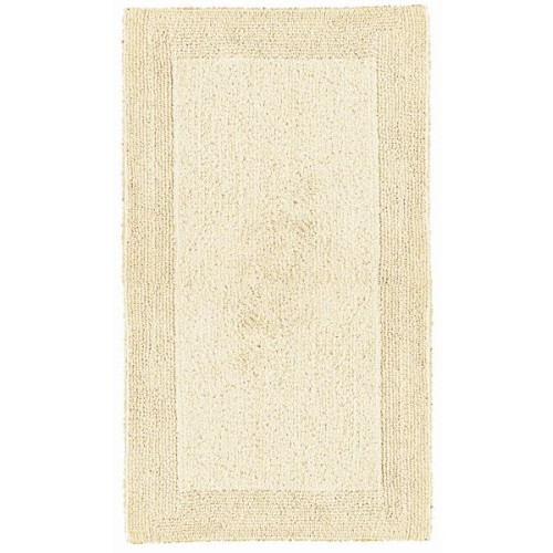 Batex Duo Flor, двухсторонний прямоугольный коврик из 100% хлопка, размер 65x120 см, цвет натуральный