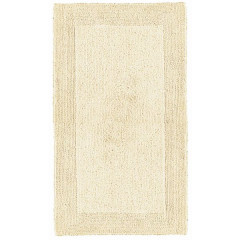 Batex Duo Flor, двухсторонний прямоугольный коврик из 100% хлопка, размер 65x120 см, цвет натуральный