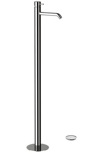 Daniel Tokyo, однорычажный напольный смеситель для раковины (излив 18 см), цвет хром