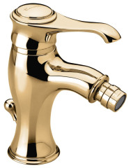 Emmevi Tiffany, однорычажный смеситель для биде с донным клапаном, цвет бронза