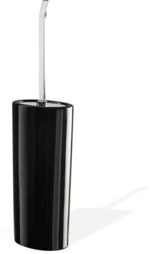 Stil Haus Aria, наcтенный черный керамический ёрш, цвет хром