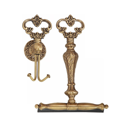 Щетка для чистки стеклянных поверхностей, с крючком, бронза Migliore Elisabetta