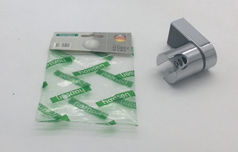 5402 Держатель для лейки, регул. (ПЛАС., ХРОМ) HANSEN (250/1шт)