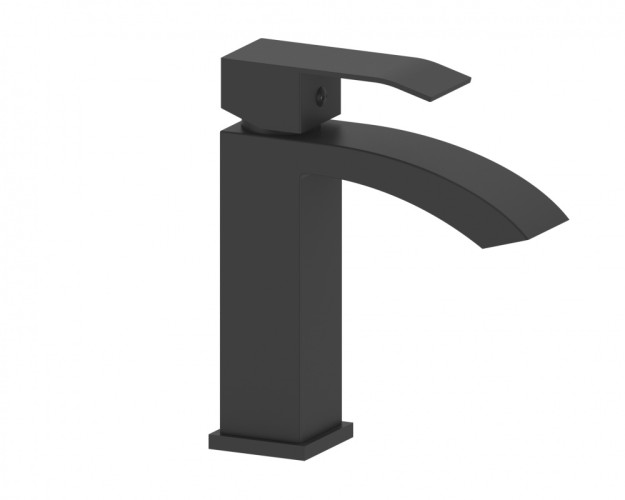 303511-C Смеситель од. для раковины (НЕРЖ, ЧЕРНЫЙ) ViEiR (10/1шт)