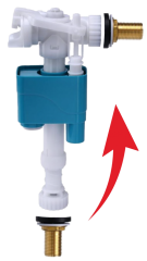 Клапан заливной для бачка (УНИВЕР.) GANZER (20/1шт)