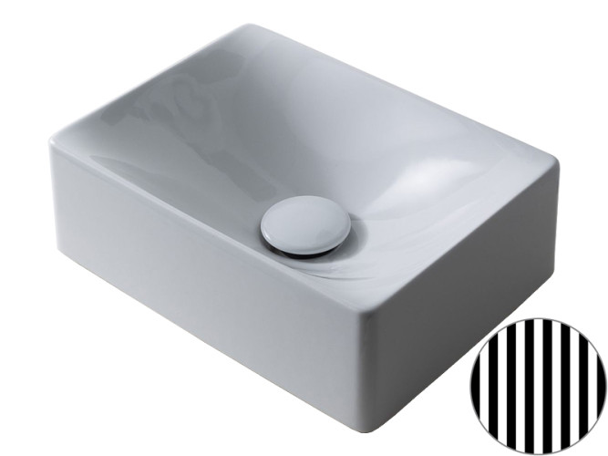 Раковина накладная Scarabeo SOFT-HUNG-CUBE 1503/RENR