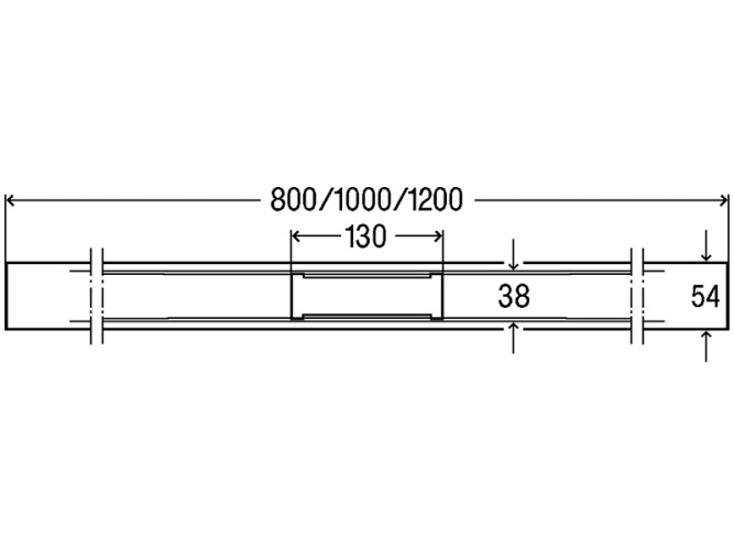 Профилированный корпус душевого лотка VIEGA Advantix Cleviva 794118