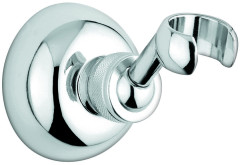 Emmevi, классический регулируемый держатель для ручного душа, цвет хром/золото