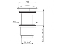 Донный клапан NICOLAZZI Комплектующие 5556CR
