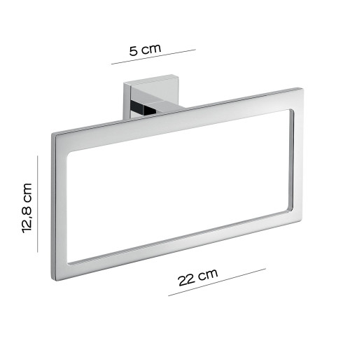 Gedy Elba, полотенцедержатель - кольцо, цвет хром