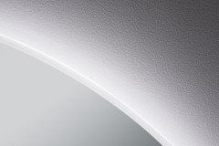 Xpertials Saser, круглое зеркало Led 60 см: датчик подсветки с диммером и датчик антизапотевания