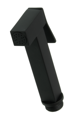 2040-C Лейка металл. для биде КВАДРАТ (ЧЕРНЫЙ) GANZER (100/1шт)