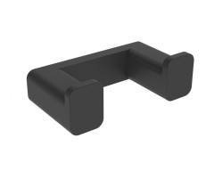 5202-C Крючок двойной для полотенец (ЧЕРНЫЙ) ViEiR  (150/1шт)