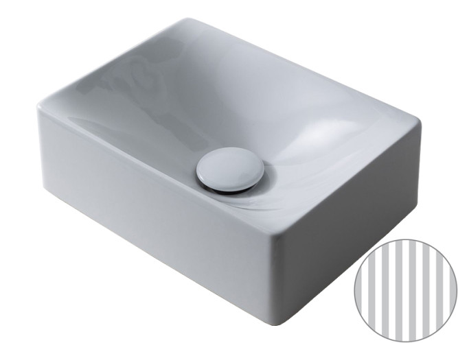 Раковина накладная Scarabeo SOFT-HUNG-CUBE 1503/RENT