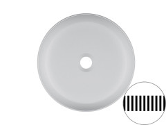 Раковина накладная Scarabeo GLAM 1807/RRNR