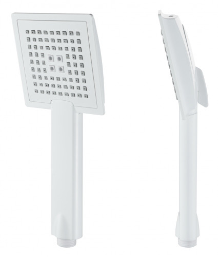 Лейка для душа (3 режима) КВАДРАТ белый ViEiR (40/1шт)