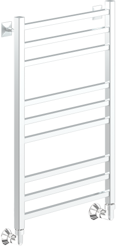 Полотенцесушитель Ника MODERN ЛМ-5 80/50 RAL9016 белый матовый