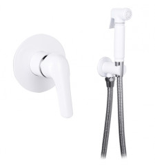 24056-F Комплект скрыт. монтажа (БЕЛЫЙ) КРУГЛЫЙ &quot;GANZER&quot;  (10/1шт)