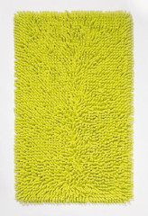 Batex Hair, двухсторонний квадратный коврик из 100% хлопка, размер 55x55 см, цвет зеленый