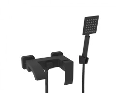 303531-C Смес. од. для ванны кор. кв. (НЕРЖ, ЧЕРНЫЙ) ViEiR (8/1шт)