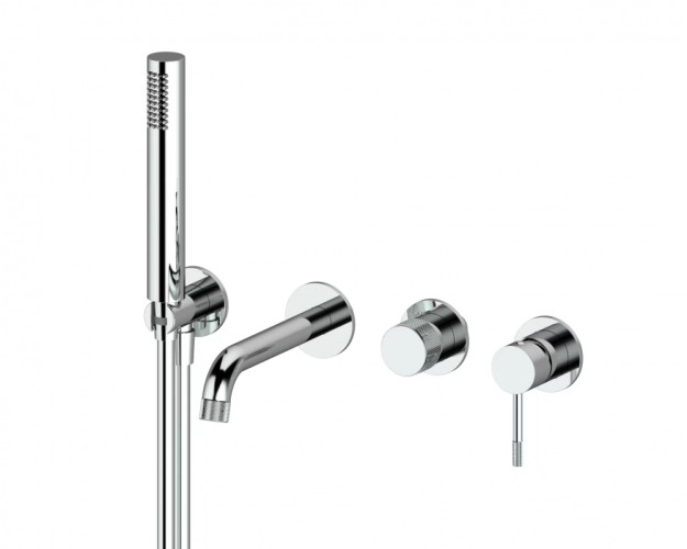 403532 Встроенный смес для ванны  (ХРОМ) ViEiR  (8/1шт)