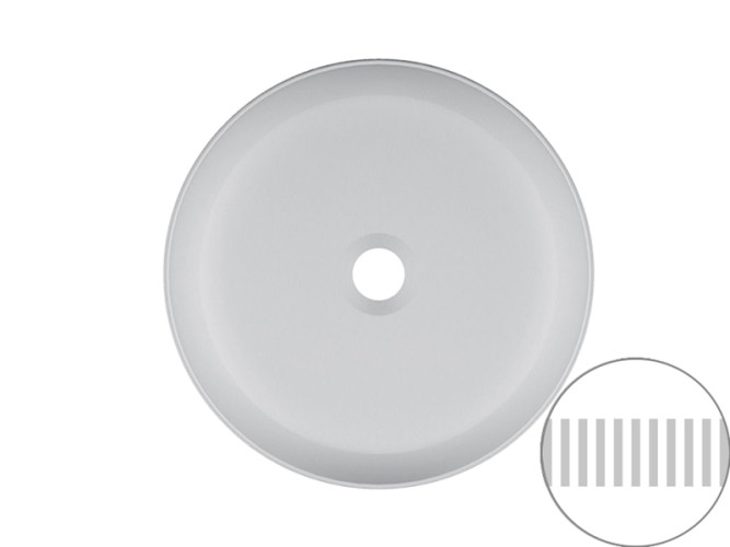 Раковина накладная Scarabeo GLAM 1807/RRNT