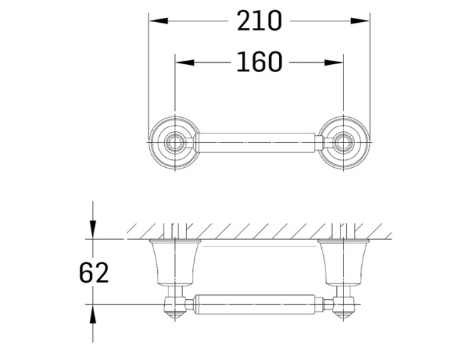 Держатель туалетной бумаги MAMOLI MADEMOISELLE 6900109