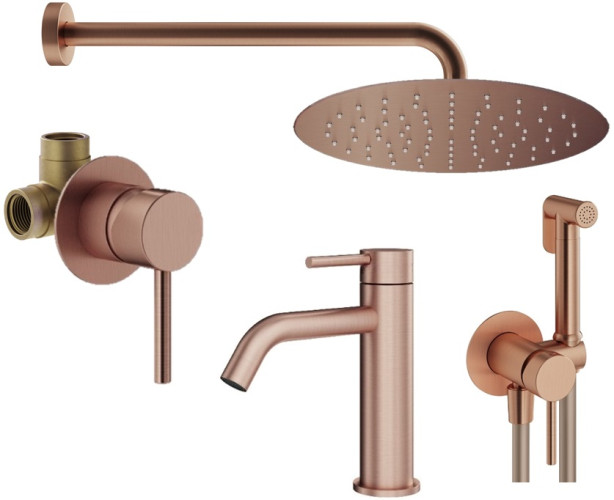 Комплект для душа Plumberia Selection IXO KITZXO01RS53