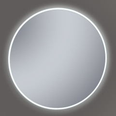 Xpertials Saser, круглое зеркало Led 80 см: датчик подсветки с диммером и датчик антизапотевания
