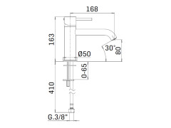 Смеситель для раковины MAMOLI PICO 4383S170Z20K