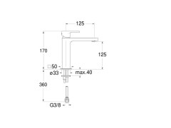 Смеситель для раковины CRISTINA OMEGA OG92751