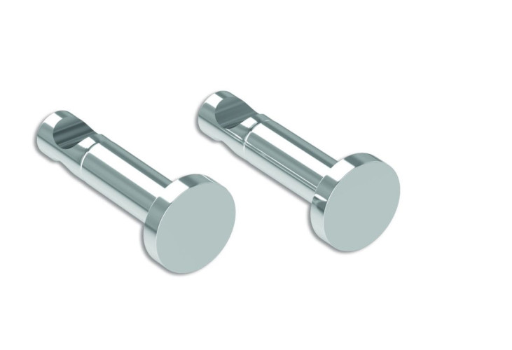 Cordivari, 2 крючка для моделей Elen/Nancy, цвет хром