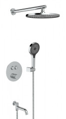 25005-3 Встроенный смес для ванны с 3-функ. термостат (ХРОМ) ViEiR  (6/1шт)