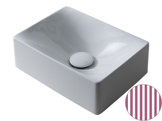 Раковина накладная Scarabeo SOFT-HUNG-CUBE 1503/RER