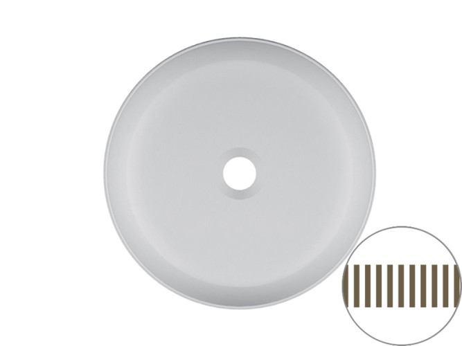 Раковина накладная Scarabeo GLAM 1807/RRM