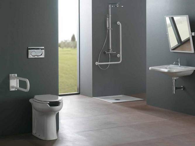 Унитаз приставной GLOBO Ausilia DS026BI