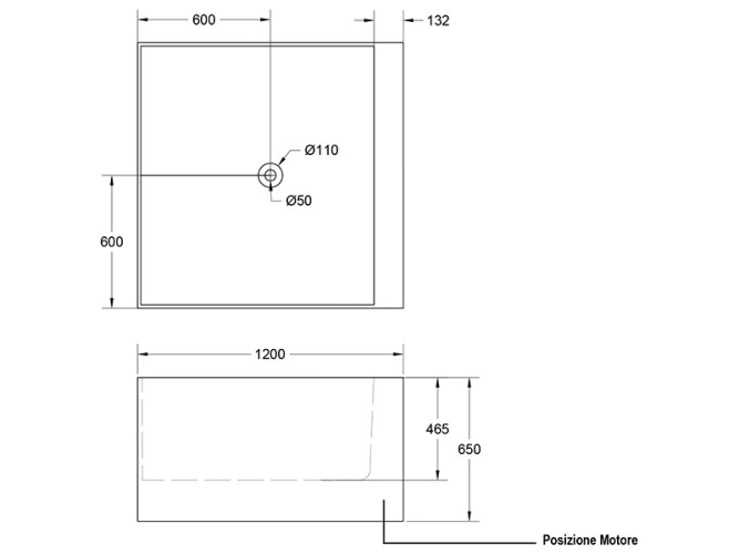 Ванна отдельностоящая RELAX DESIGN ESSEQUADRO LX01 opac