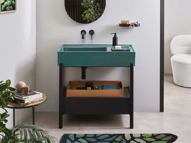 Раковина накладная / подвесная CIELO PLINIO PNLA85SF SM