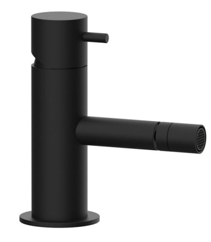 Daniel Tokyo, однорычажный смеситель для биде с донным клапаном, цвет черный матовый