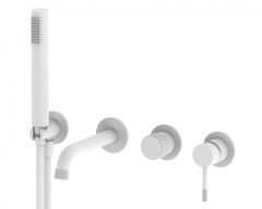 403532-F Встроенный смес для ванны  (БЕЛЫЙ) ViEiR  (8/1шт)