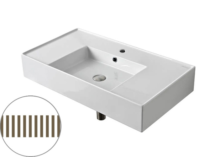 Раковина накладная/ подвесная Scarabeo TEOREMA 2.0 5123/REM