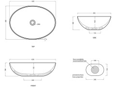 Раковина накладная CIELO ERA-ECO BAECO