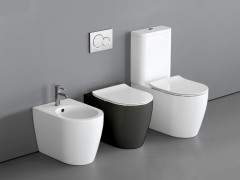 Унитаз напольный безободковый Scarabeo MOON 5522/CL/37