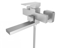 363531 Смес. од. для ванны кор. кв. (НЕРЖ САТИН) ViEiR (8/1шт)